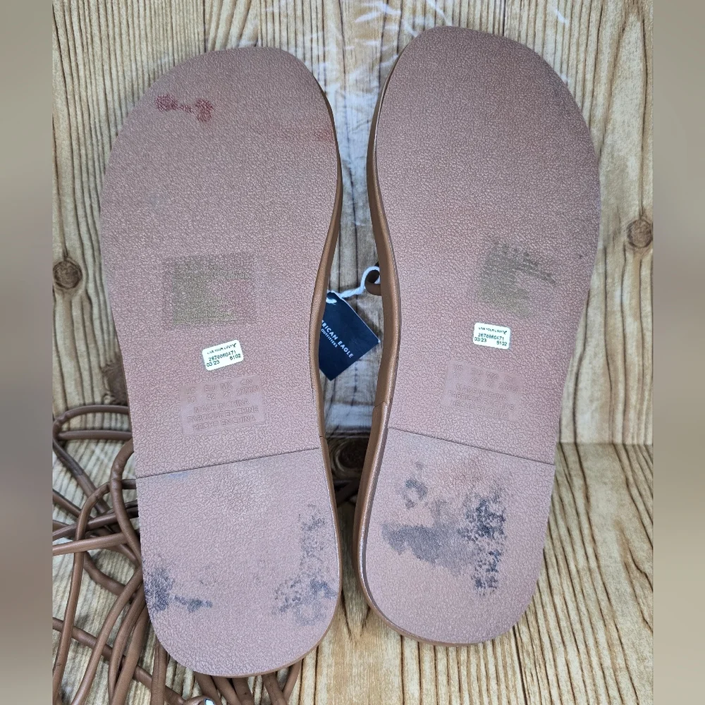 American Eagle Outfitters Brown Gladiator Sandals Size 10‎